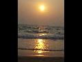Beautiful sunset in Goa 